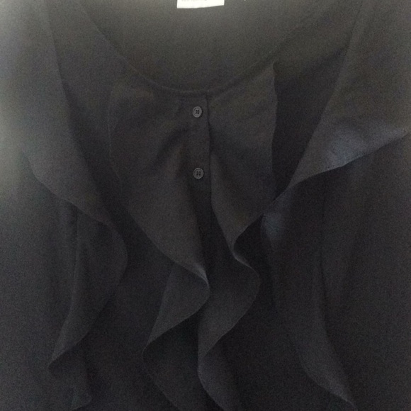 NEW York and company ladies black top large - Picture 2 of 4